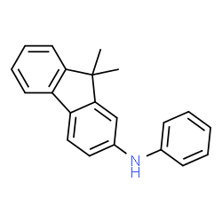 ChemSpider 2D Image | 9,9-Dimethyl-N-phenyl-9H-fluoren-2-amine | C21H19N