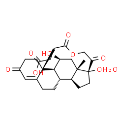 ChemSpider 2D Image | Hydrocortisone hemisuccinate | C25H36O9