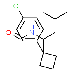 ChemSpider 2D Image | N-Formyl N,N-didesmethyl sibutramine | C16H22ClNO