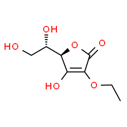 ChemSpider 2D Image | 2-O-ETHYL ASCORBIC ACID | C8H12O6