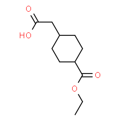 ChemSpider 2D Image | [4-(Ethoxycarbonyl)cyclohexyl]acetic acid | C11H18O4