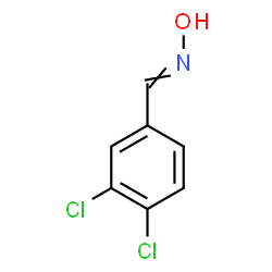 ChemSpider 2D Image | 3,4-DICHLOROBENZALDEHYDE OXIME | C7H5Cl2NO