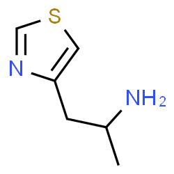 ChemSpider 2D Image | 1-(1,3-Thiazol-4-yl)-2-propanamine | C6H10N2S