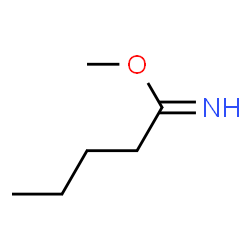 ChemSpider 2D Image | Methyl pentanimidate | C6H13NO