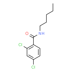 ChemSpider 2D Image | 2,4-Dichloro-N-pentylbenzamide | C12H15Cl2NO