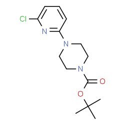 ChemSpider 2D Image | tert-Butyl 4-(6-chloropyridin-2-yl)piperazine-1-carboxylate | C14H20ClN3O2