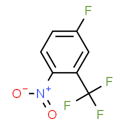 ChemSpider 2D Image | 5-fluoro-2-nitrobenzotrifluoride | C7H3F4NO2