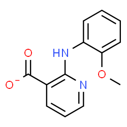 ChemSpider 2D Image | 2-[(2-Methoxyphenyl)amino]nicotinate | C13H11N2O3