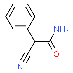 ChemSpider 2D Image | 2-Cyano-2-phenylacetamide | C9H8N2O