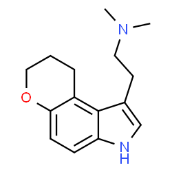 ChemSpider 2D Image | 1-(2-Dimethylaminoethyl)dihydropyrano(3,2-e)indole | C15H20N2O
