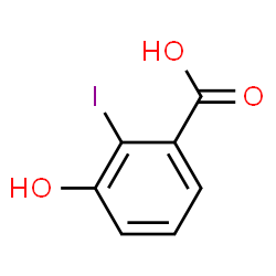 ChemSpider 2D Image | 3-Hydroxy-2-iodobenzoic acid | C7H5IO3