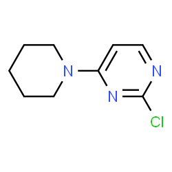 ChemSpider 2D Image | 2-chloro-4-piperidinopyrimidine | C9H12ClN3