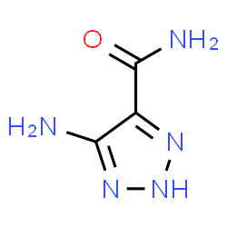 ChemSpider 2D Image | 5-amino-2H-1,2,3-triazol-4-ylformamide | C3H5N5O