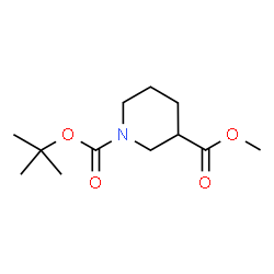 ChemSpider 2D Image | 1-Tert-butyl 3-methyl piperidine-1,3-dicarboxylate | C12H21NO4