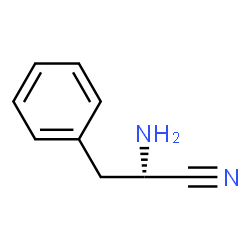 ChemSpider 2D Image | (2S)-2-Amino-3-phenylpropanenitrile | C9H10N2