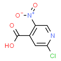 ChemSpider 2D Image | 2-Chloro-5-nitroisonicotinic acid | C6H3ClN2O4