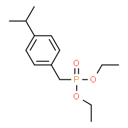ChemSpider 2D Image | Diethyl (4-isopropylbenzyl)phosphonate | C14H23O3P
