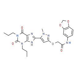 ChemSpider 2D Image | MRE 2029F20 | C24H27N7O6