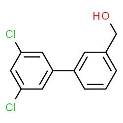 ChemSpider 2D Image | (3',5'-Dichloro-3-biphenylyl)methanol | C13H10Cl2O