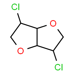 ChemSpider 2D Image | 1,4:3,6-Dianhydro-2,5-dichloro-2,5-dideoxyhexitol | C6H8Cl2O2