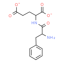 ChemSpider 2D Image | 2-(Phenylalanylamino)pentanedioate | C14H16N2O5