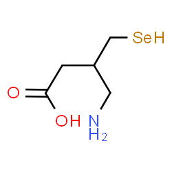 ChemSpider 2D Image | 4-Amino-3-(selanylmethyl)butanoic acid | C5H11NO2Se