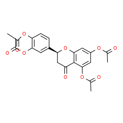 ChemSpider 2D Image | Eriodictyol tetraacetate | C23H20O10