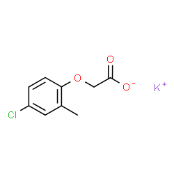 ChemSpider 2D Image | MCPA-potassium | C9H8ClKO3