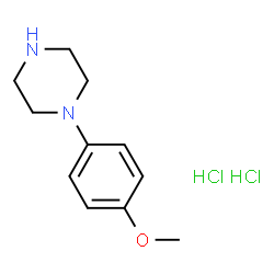 ChemSpider 2D Image | 1-(4-Methoxyphenyl)piperazine dihydrochloride | C11H18Cl2N2O