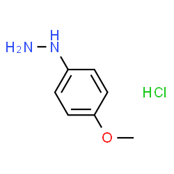 ChemSpider 2D Image | 4-Anisylhydrazine hydrochloride | C7H11ClN2O
