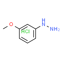 ChemSpider 2D Image | 3-Methoxyphenylhydrazine hydrochloride | C7H11ClN2O