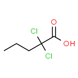 ChemSpider 2D Image | 2,2-Dichloropentanoic acid | C5H8Cl2O2