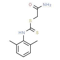 ChemSpider 2D Image | 2-Amino-2-oxoethyl (2,6-dimethylphenyl)carbamodithioate | C11H14N2OS2