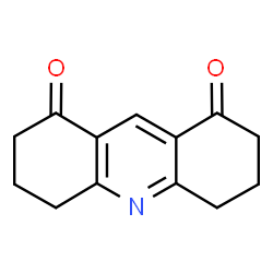 ChemSpider 2D Image | 3,4,6,7-Tetrahydro-1,8(2H,5H)-acridinedione | C13H13NO2