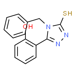 ChemSpider 2D Image | 2-(4-Benzyl-5-mercapto-4H-[1,2,4]triazol-3-yl)-phenol | C15H13N3OS