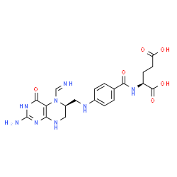 ChemSpider 2D Image | 5-formimidoyltetrahydrofolic acid | C20H24N8O6