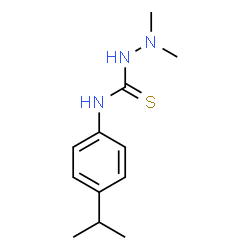 ChemSpider 2D Image | N-(4-Isopropylphenyl)-2,2-dimethylhydrazinecarbothioamide | C12H19N3S