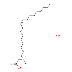 ChemSpider 2D Image | (9Z)-N-(Carboxymethyl)-N,N-dimethyl-9-octadecen-1-aminium hydroxide | C22H45NO3