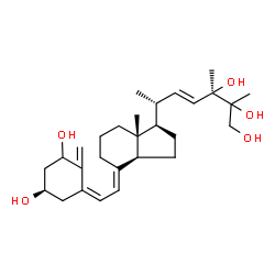 ChemSpider 2D Image | 1,24,25,26-Tetrahydroxyvitamin D2 | C28H44O5