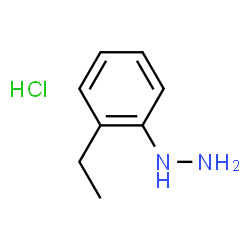 ChemSpider 2D Image | (2-Ethylphenyl)hydrazine hydrochloride (1:1) | C8H13ClN2