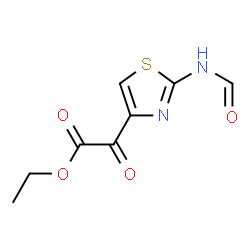 ChemSpider 2D Image | ethyl 2-formamido-α-oxothiazol-4-acetate | C8H8N2O4S