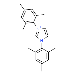 ChemSpider 2D Image | 1,3-Dimesityl-1H-imidazol-3-ium | C21H25N2