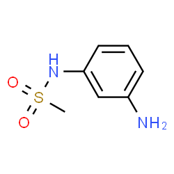 ChemSpider 2D Image | 3-(Methylsulfonylamino)aniline | C7H10N2O2S