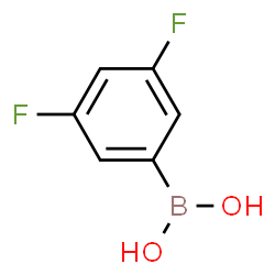 ChemSpider 2D Image | (3,5-Difluorophenyl)boronic acid | C6H5BF2O2