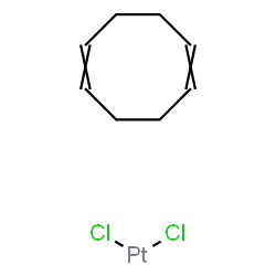 ChemSpider 2D Image | 1,5-Cyclooctadiene - dichloroplatinum (1:1) | C8H12Cl2Pt