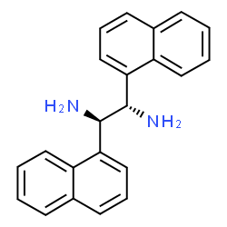 ChemSpider 2D Image | (1R,2S)-1,2-Di(1-naphthyl)-1,2-ethanediamine | C22H20N2
