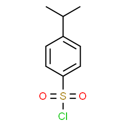 ChemSpider 2D Image | 4-Isopropylbenzenesulfonyl chloride | C9H11ClO2S