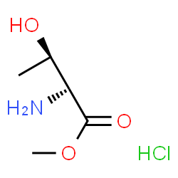ChemSpider 2D Image | L-Threonine methyl ester hydrochloride | C5H12ClNO3
