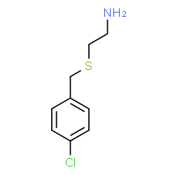ChemSpider 2D Image | 2-[(4-Chlorobenzyl)sulfanyl]ethanamine | C9H12ClNS