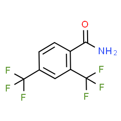ChemSpider 2D Image | 2,4-Bis(trifluoromethyl)benzamide | C9H5F6NO